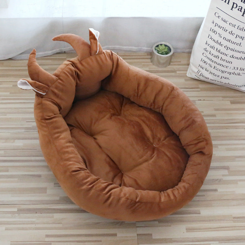Snuggle Haven Pet Bed Pad – Cute & Supportive